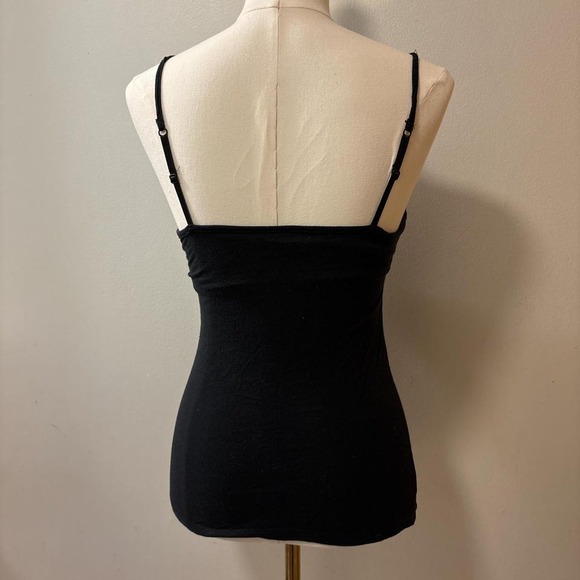 Y2K L.e.i Black Corset Cami Top with Built in Bra Size Women's Large - Picture 2 of 5